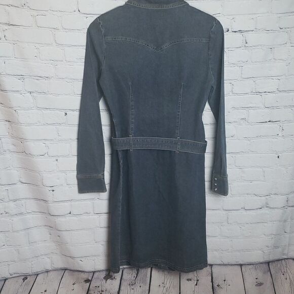 Moda International Long Jean Dress/Jacket - Picture 2 of 9